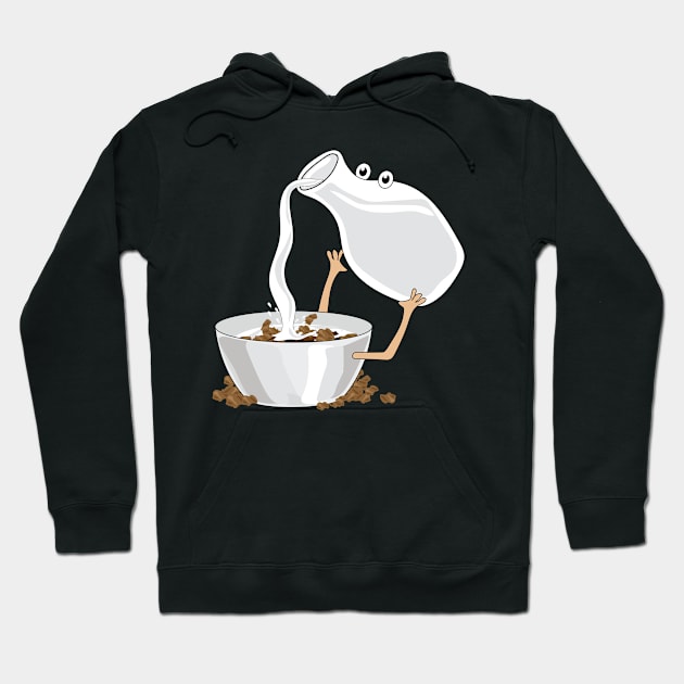 Breakfast Cereal and Milk Hoodie by c1337s